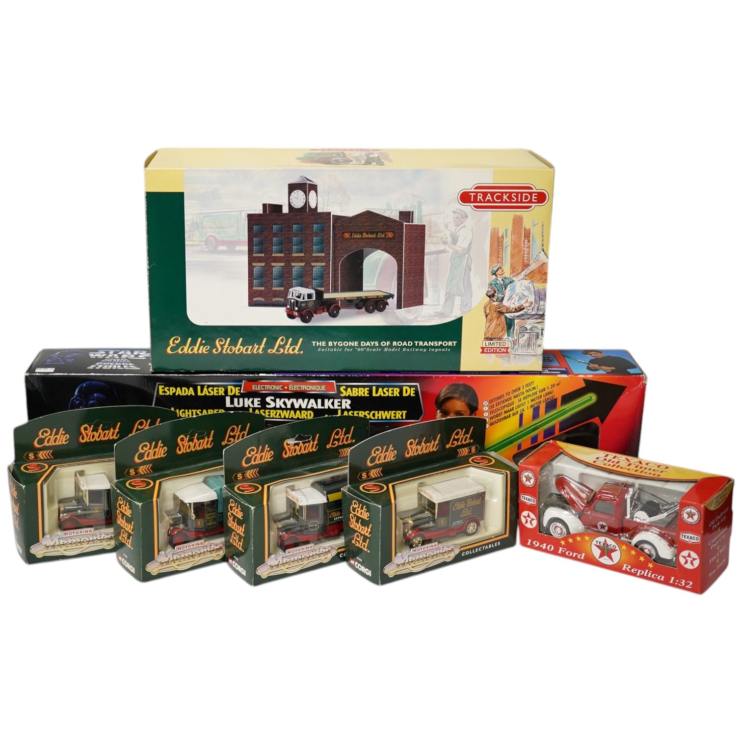 Thirty-six boxed diecast vehicles, mainly by Corgi, with a small number of Vanguards, Matchbox and Lledo Eddie Stobart vehicles, including; QEII Golden Jubilee vehicles, Royal Mail Millennium Collection, A Thunderbirds f